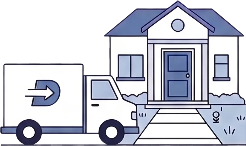 Package delivered to your door